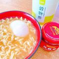 プー♡'s cooksnap of when they made 即席味噌ラーメンのアレンジ.