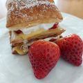 Red♪'s cooksnap of when they made パイシートで簡単♪ミルフィーユ.