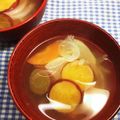 horseland's cooksnap of when they made さつま芋の味噌汁.