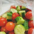 もんダック's cooksnap of when they made 夏野菜のお漬物（トマト・きゅうり・茗荷）.