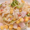 ＊shihori＊'s cooksnap of when they made 簡単♪コーンたっぷりクリームスープパスタ.