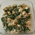 yokoyoko76's cooksnap of when they made 人参葉で簡単白和え.