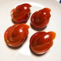 chocoraママ's cooksnap of when they made お弁当に*プチトマトの飾り切り*.
