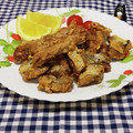 みかかめ's cooksnap of when they made 簡単おつまみ☆鹿児島産鰹の腹皮の唐揚げ♪.