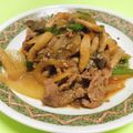 さとぴ。's cooksnap of when they made 牛バラ肉とピーマンの炒め物～プルコギ風.
