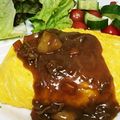 ととろ＆めい's cooksnap of when they made 残り物ビーフシチューで豪華？オムライス.
