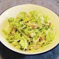 ペキのリリー's cooksnap of when they made おから胡麻マヨサラダ～カニカマ春キャベツ.