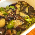 zaike's cooksnap of when they made めんつゆで簡単♡なすとピーマンの揚げ浸し.