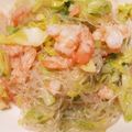 ちびチェブ's cooksnap of when they made 中華鍋でエビ・キャベツの春雨炒め.