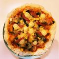 にゃにゃまもん's cooksnap of when they made 薄力粉×BP×フライパン☆ピザ.