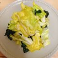 あや♡♡♡'s cooksnap of when they made 韓国のりが香る★キャベツのサラダ.