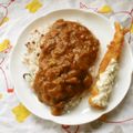 花時計咲いた's cooksnap of when they made ボリュームたっぷりエビフライカレー！.