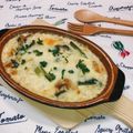 ぽんしゅラブ子's cooksnap of when they made ご飯に合う♪チキンと小松菜の味噌グラタン.