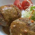 ﾊﾙﾄﾕｷ｡'s cooksnap of when they made ラム肉入りのハンバーグ、ラムバーグ！！.