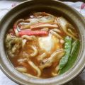 花時計咲いた's cooksnap of when they made 残ったカレーで鍋焼きうどん♡.