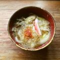 花時計咲いた's cooksnap of when they made ＊簡単＊たぬきうどん＊.
