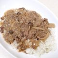 新緑すき♪'s cooksnap of when they made うちのマミーのお得意☆ビーフストロガノフ.