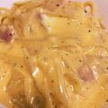 たたちゃん✩'s cooksnap of when they made カルボナーラ☆簡単全卵牛乳.