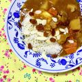 ふたごゆき's cooksnap of when they made ❁辛口カレーに♡レーズン＆ナッツ❁.