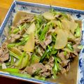 こむきむこ's cooksnap of when they made あっさり小松菜大根豚肉炒め＊.