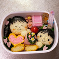 Chaaa_room's cooksnap of when they made キャラ弁＊卒園・先生ありがとう＆だいすき.