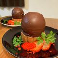 桃の香's cooksnap of when they made オシャレなバレンタイン♪チョコドーム①.