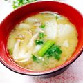 ジュリネ☆'s cooksnap of when they made 生しいたけとかぶのほっこり♡お味噌汁.
