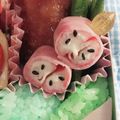 canelé032's cooksnap of when they made キャラ弁おかず　魚肉ソーセージでリンゴ.