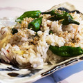 E吉☆'s cooksnap of when they made しし唐と茗荷のエスニック炒めde混ぜご飯.