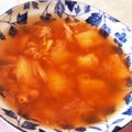 餃子女子's cooksnap of when they made 納豆キムチスープ.
