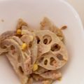 ゆっぴー0811's cooksnap of when they made 超簡単★レンコンのカレー風味サラダ.