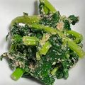 xMARILYNx's cooksnap of when they made 葉大根のごま和え.