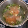 シノンルーズベルト's cooksnap of when they made 残りご飯と鶏モモ肉のスープ雑炊.
