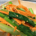 クックM9XMI4☆'s cooksnap of when they made シャキ旨♪小松菜と人参のナムル.