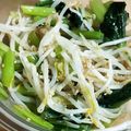 ＭＩＣＫ's cooksnap of when they made 大豆もやしと小松菜のナムル♡.
