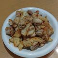 ラリー＆サラ's cooksnap of when they made 鶏肉と長いものガリバタ炒め.