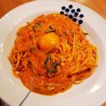 みずほのまま's cooksnap of when they made カルボナーラチリトマト.
