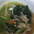 ぽにょこまち's cooksnap of when they made 疲れに酢が効く♪2種キノコのとろ旨スープ.