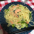 mio_take's cooksnap of when they made 鮭と舞茸で和風パスタ＊.