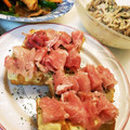 クックE662AA☆'s cooksnap of when they made トースターで簡単♬厚揚げの生ハムチーズ焼.