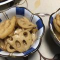 明日の風☆'s cooksnap of when they made おばあちゃんの蓮根の煮付け.