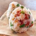 ちゃちゃまる26's cooksnap of when they made 健活❀しそ香る焼き梅干しと胡桃のおにぎり.