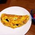 麻's cooksnap of when they made ママのオムレツ✿ホウレン草＆シーチキン✿.