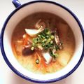 ありみりん♡'s cooksnap of when they made 椎茸と根菜味噌汁.