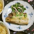 mmameco's cooksnap of when they made 塩サバネギ酢焼き.
