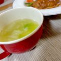 マロンクッキング♪'s cooksnap of when they made レタススープ.