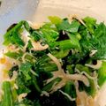 みっこ・みきてぃ's cooksnap of when they made ほうれん草としらすの和え物.