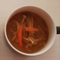 チコリママ's cooksnap of when they made えのきともやしの油揚げ入り味噌汁♪.