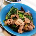 ☆ｷｬｻﾘﾝ☆'s cooksnap of when they made 簡単！とろとろナスと小松菜と豚の生姜焼き.