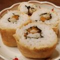 SYNDY's cooksnap of when they made お稲荷さん☆ロール☆.